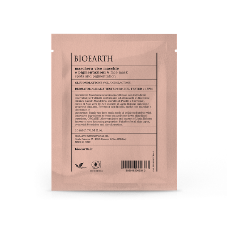 BIOEARTH Gesichtsmaske Flecken und Pigmentierung 15ml