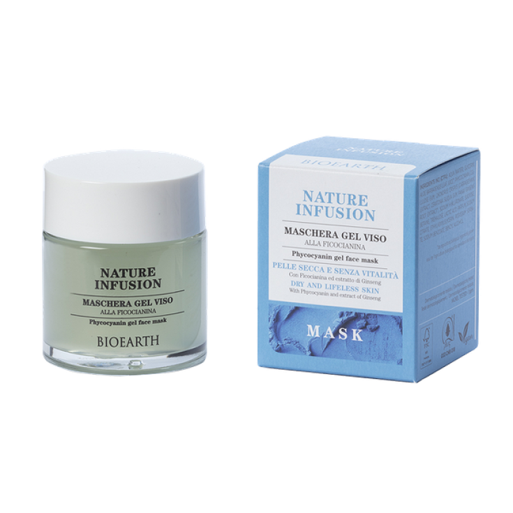 NATURE INFUSION BIOEARTH Phycocyanin Gel Gesichtsmaske 100ml