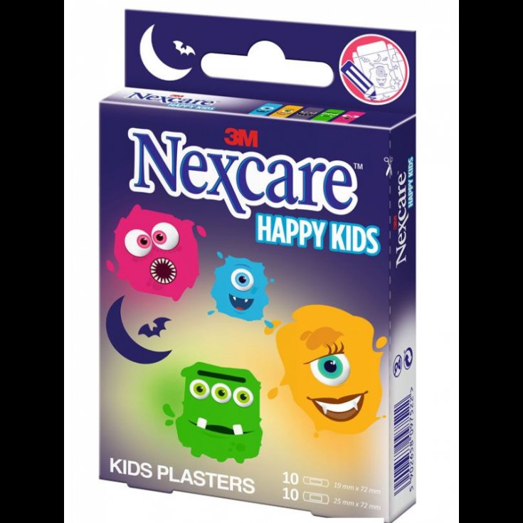 Nexcare® Kids Pflaster Monsters 3M 20 sortierte Pflaster