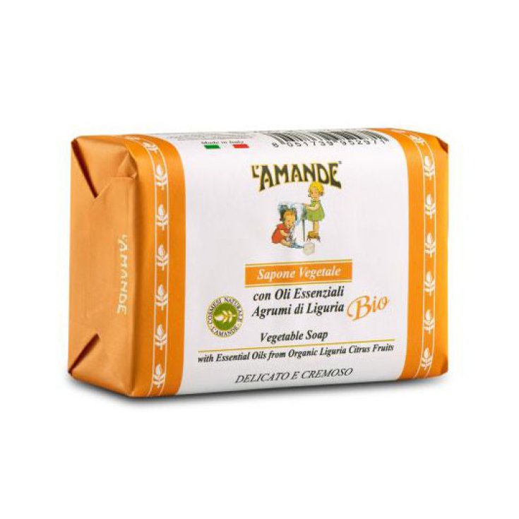 L'AMANDE® Bio-Zitrus-Gemüseseife aus Ligurien 200g