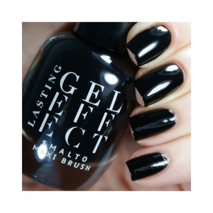 Anhaltender Gel-Effekt-Nagellack 24 Black Astra 12ml