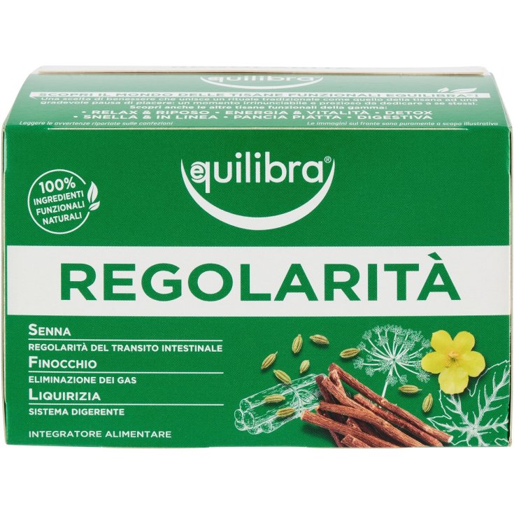 Regelmäßigkeit Equilibra® Kräutertee 15 Filter