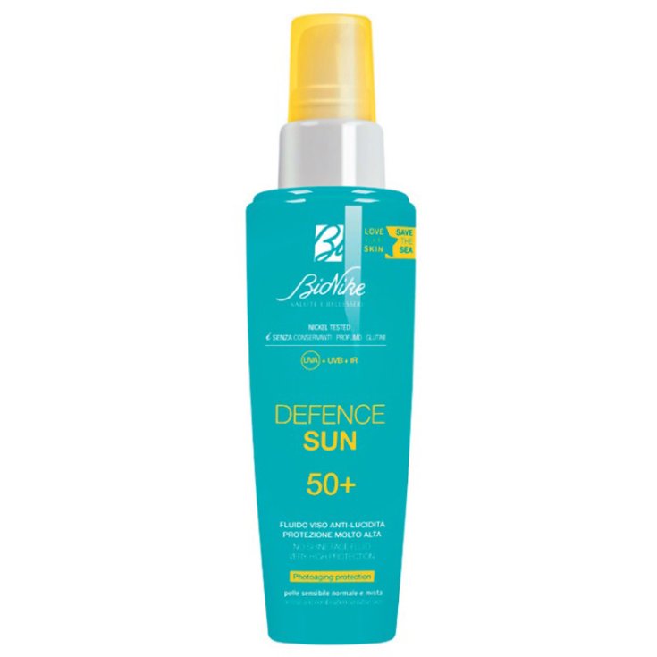 DEFENSE SUN ANTI-SHINE GESICHTSFLÜSSIGKEIT SPF 50+ BioNike 50ml