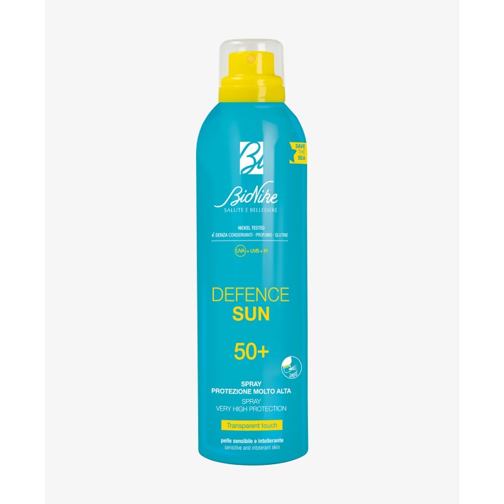 DEFENSE SUN TRANSPARENT TOUCH UNSICHTBARE SPRAY SPF 50+ BioNike 200ml