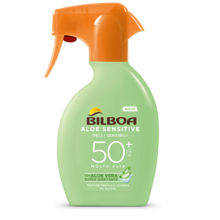 Sonnenschutz 50+ Aloe Sensitive Spray Trigger Bilboa 250ml