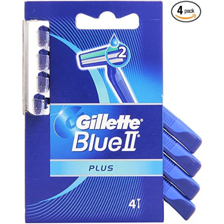 BLUE II® Plus GILLETTE® 4 Rasierer
