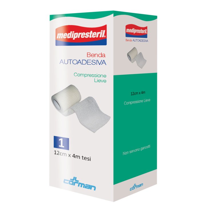 Medipresteril® Selbsthaftender Verband 12cmx4m CORMAN