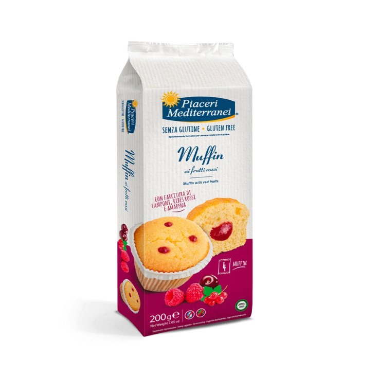 Rote Fruchtmuffins Glutenfrei Piaceri Mediterranei® 200g