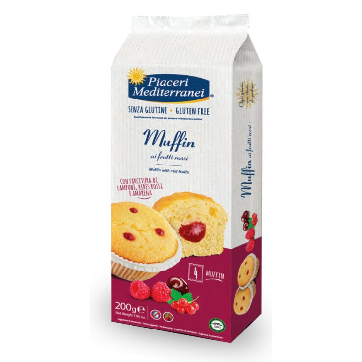 Rote Fruchtmuffins Glutenfrei Piaceri Mediterranei® 200g