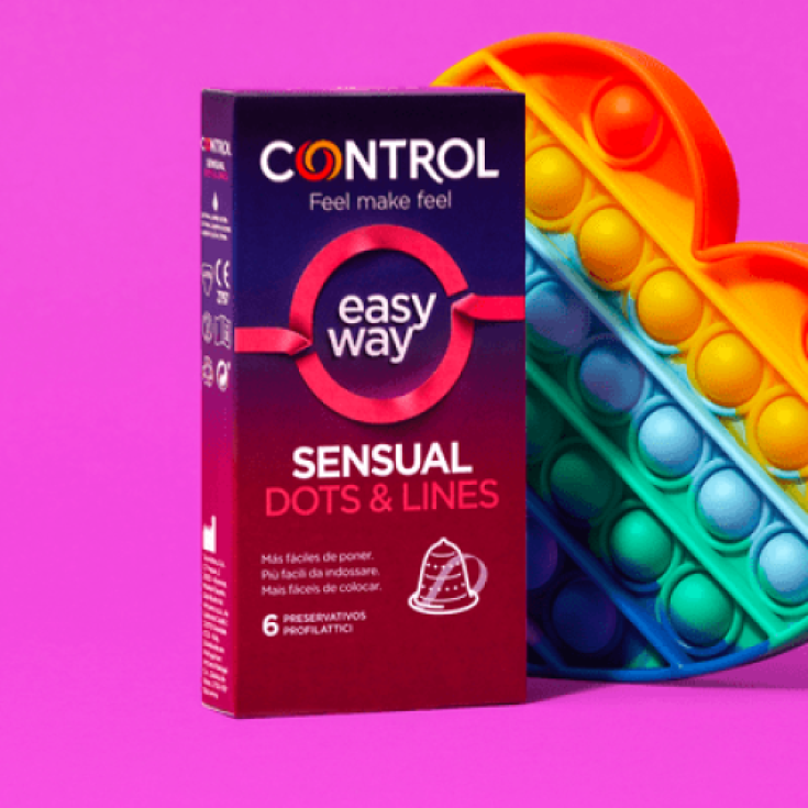 Finissimo Easy Way Sensual Dots & Lines CONTROL 6 Kondome