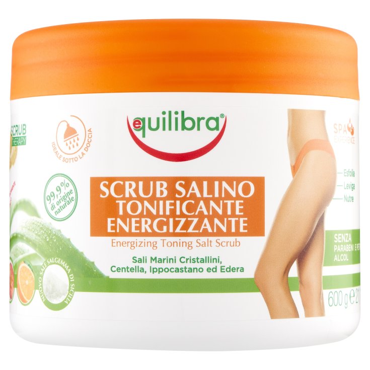 Equilibra® Tonisierendes-Energetisierendes Salzpeeling 600g