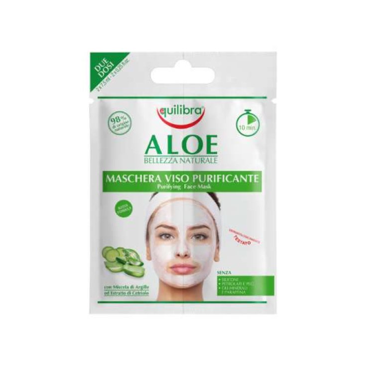 Aloe Equilibra® Reinigende Gesichtsmaske 2x7,5ml