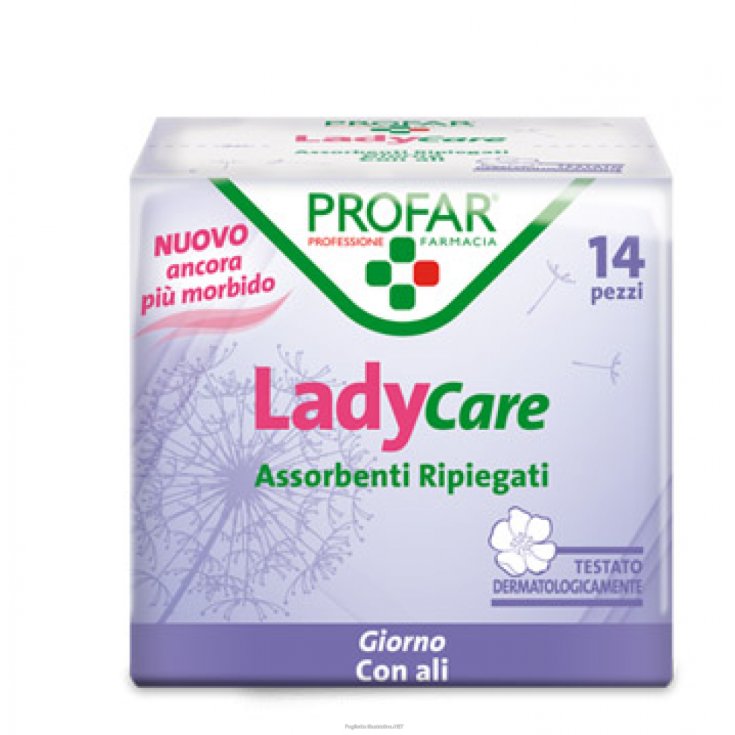 LadyCare Absorptionsmittel Gefaltet Profar 14 Stück