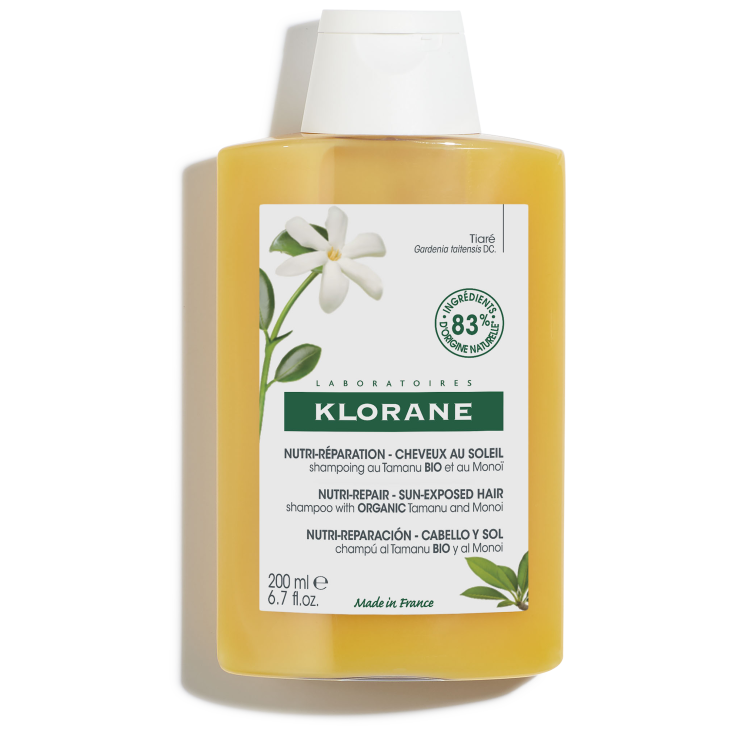 Nährshampoo Al Tamanu Bio und Al Monoï Klorane 200ml