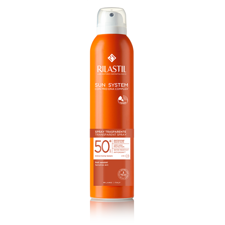 Transparentes Sonnensystem Spf50 + Rilastil 200ml