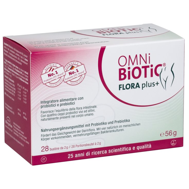 OMNi-BiOTiC® FLORA Plus + Institut Allergosan 28 Beutel