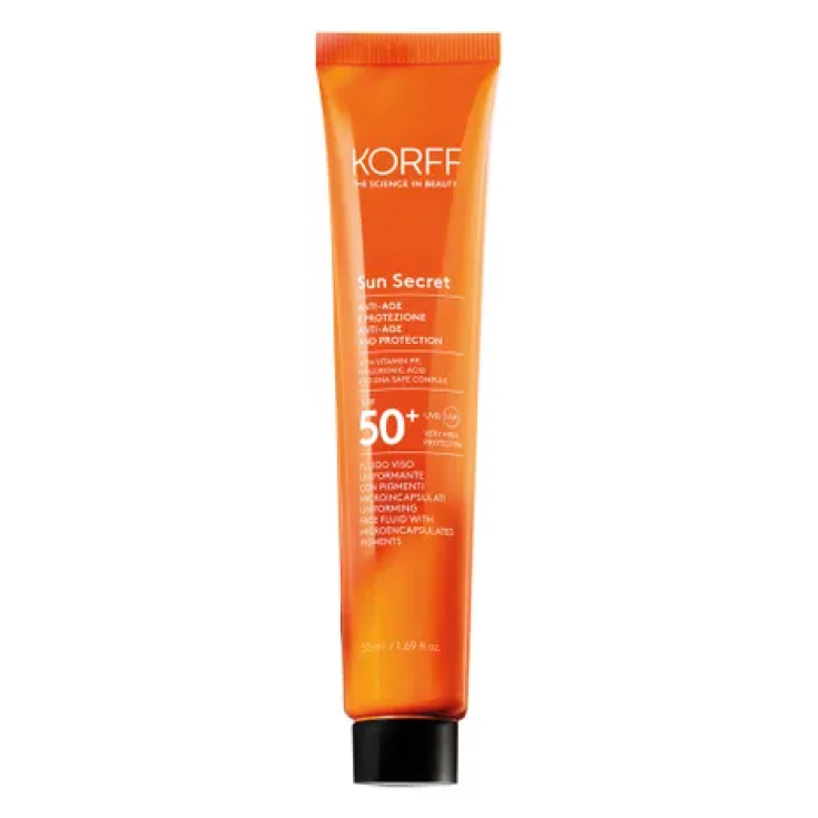Sun Secret Fluid SPF50 + Farbiges Anti-Age Light Korff 50ml