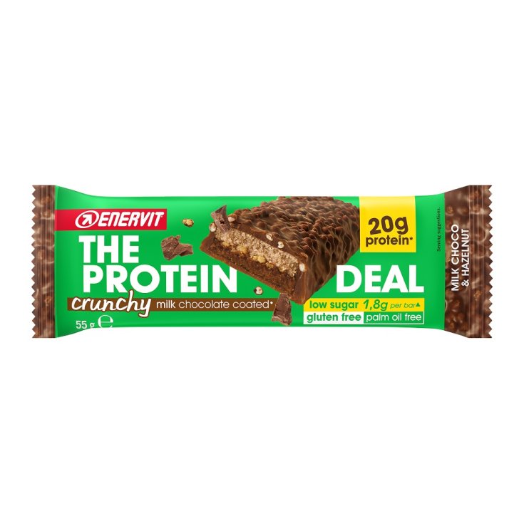 The Protein Deal Protein Bar Crunchy Haselnuss ENERVIT PROTEIN 55g