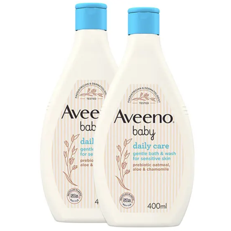 Tagespflegeset Aveeno Baby 400ml + 400ml