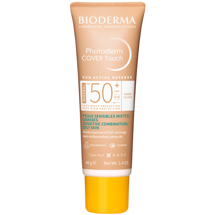 Photoderm Cover Touch Mineral Spf50 + Dorée Bioderma 40g