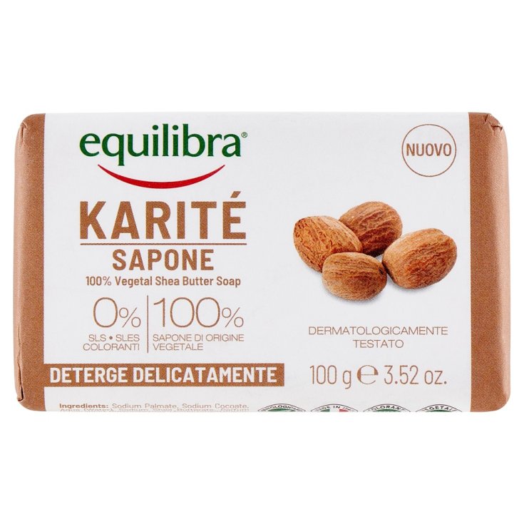 Equilibra® 100 % pflanzliche Shea-Seife 100 g