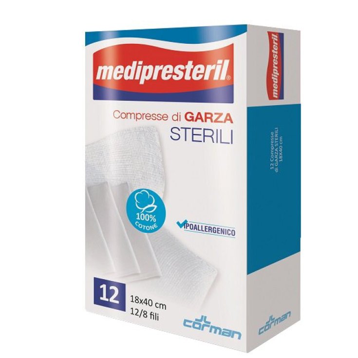 Medipresteril Corman Sterile Mulltabletten 12 Stück