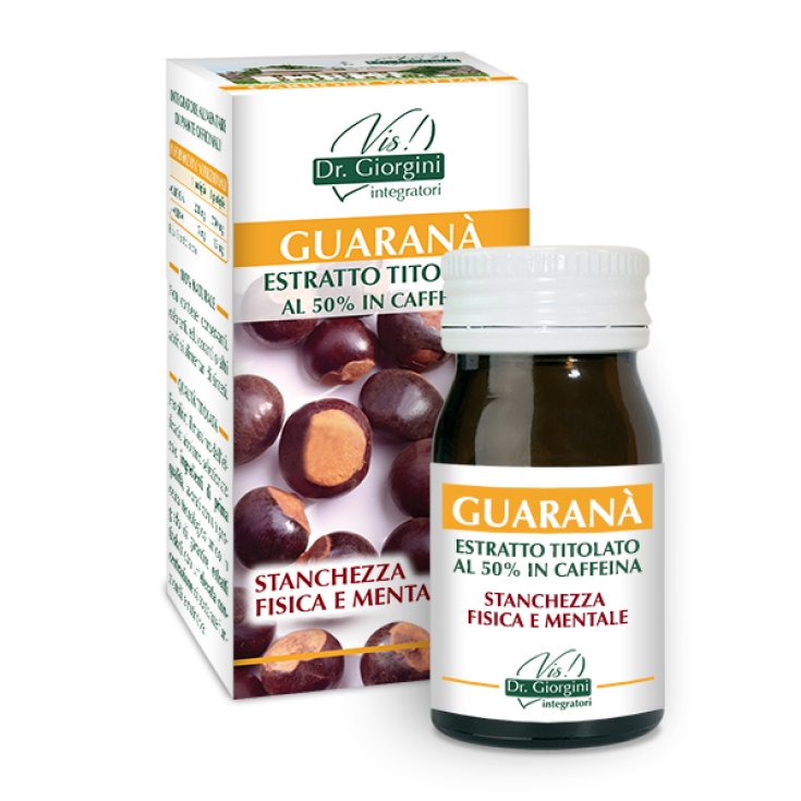 Guarana-Extrakt titriert 50 % in Koffein Dr. Giorgini 60 Tabletten