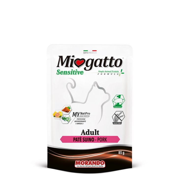 Miogatto® ADULT SENSITIVE SCHWEINEPATÉ MORANDO 85g