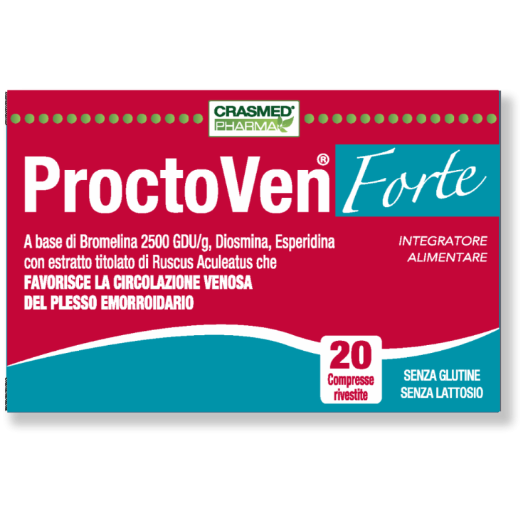 Proctoven Forte Crasmed Pharma 20 überzogene Tabletten