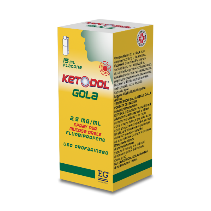 KETODOL HALSSPRAY EG®15ml DISPLAY