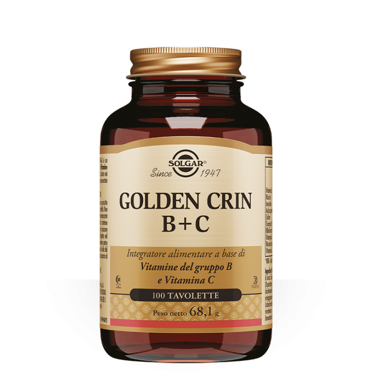 GOLDEN CRIN B + C SOLGAR 100 Tabletten