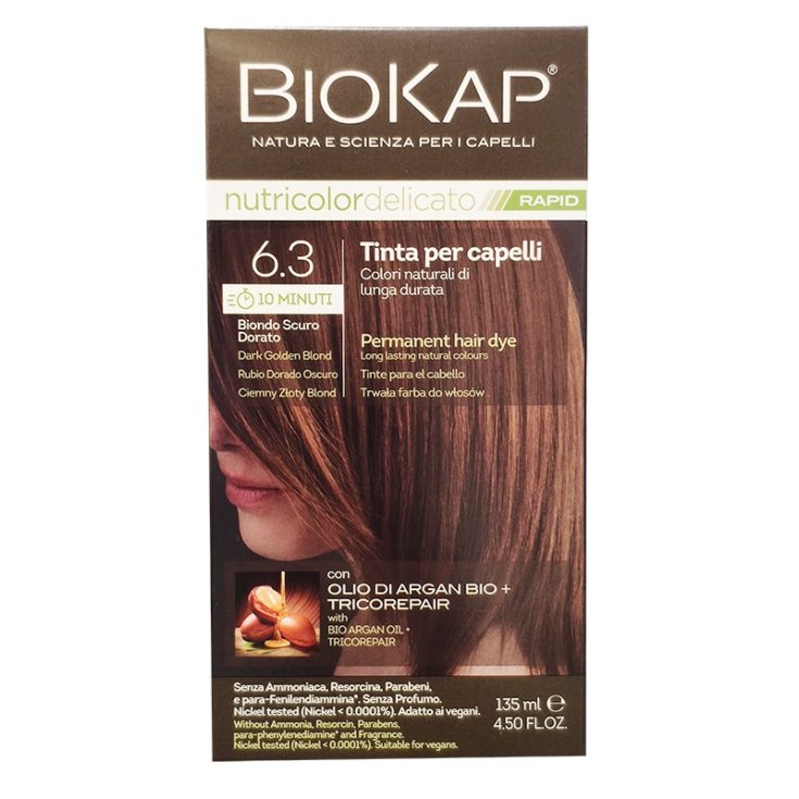 Nutricolor Delicato Rapid Biokap 6.3 Dunkelgoldblond