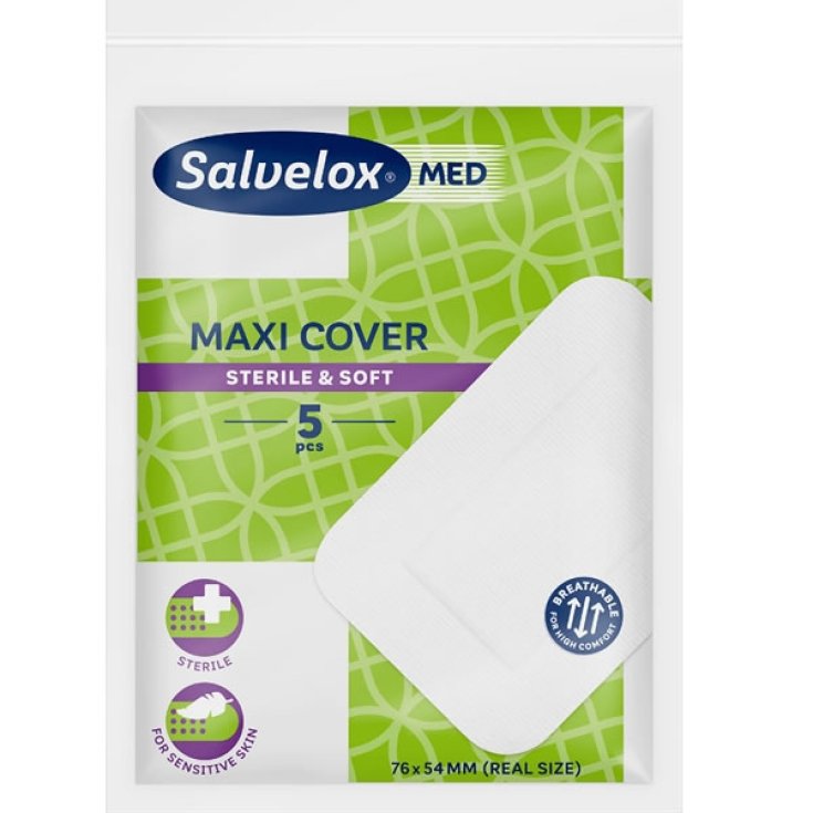Maxi Cover selbstklebend komprimiert 76x54mm Salvelox Med