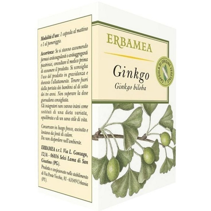 Ginkgo Erbamea 50 Vegetarische Kapseln