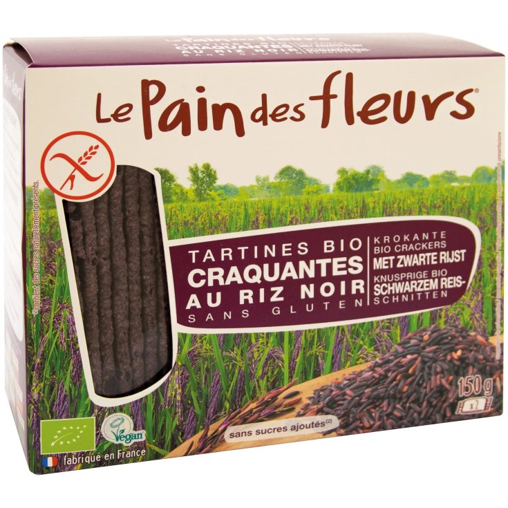 Geröstete Kanapees mit schwarzem Reis Le Pain des Fleurs 150g