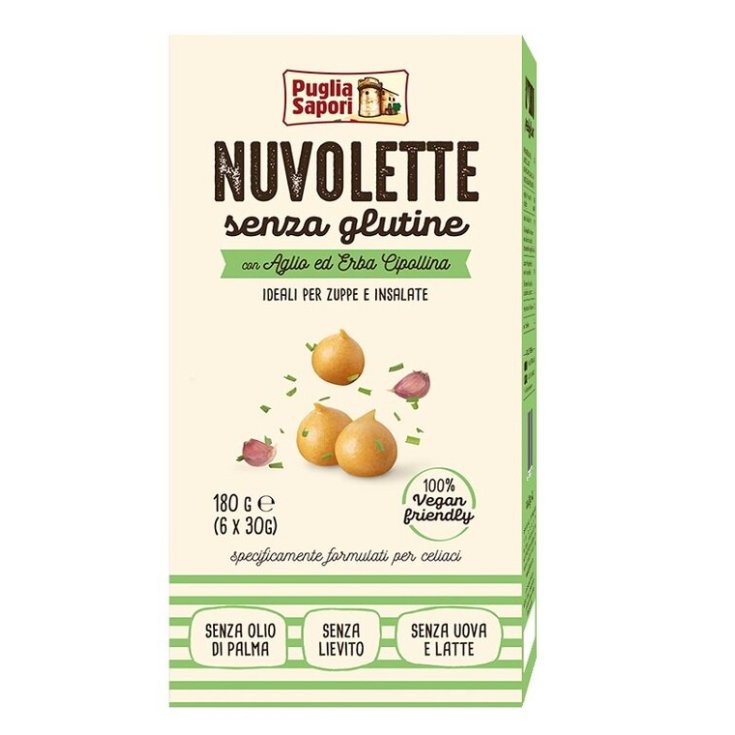 NUVOLETTE Mit Apulien-Aromen Knoblauch und Schnittlauch 6x30g