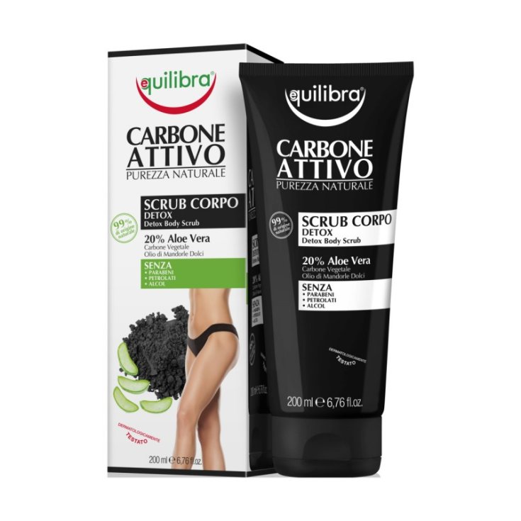 Aktivkohle-Körperpeeling Equilibra® 200ml