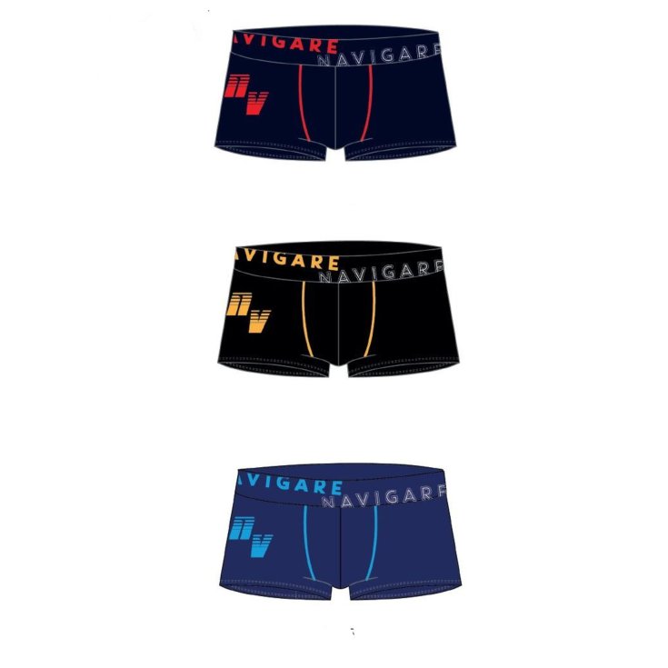 Tris Boxershorts Baby Junge Navig
