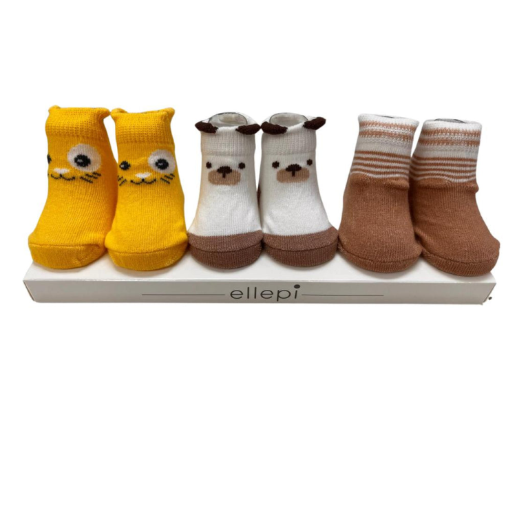 Pack 3 Stück Baumwollsocken Ellepi Dis