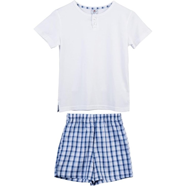 Schlafanzug Jersey T-Shirt Shorts bi