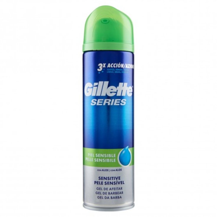 Serie Gillette Sensitive Skin Rasiergel 200ml Serie Gillette Sensitive Skin Rasiergel 200ml