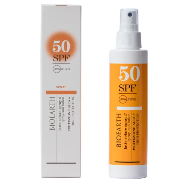 Sonnenmilchspray SPF50 Bioearth 150ml