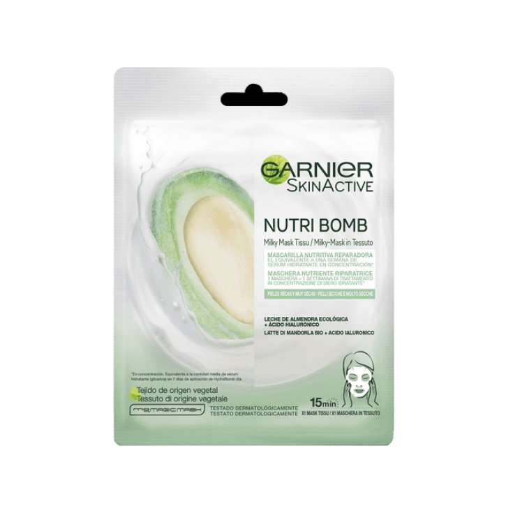 NUTRI BOMB Garnier Pflegende reparierende Stoffmaske 28 g 1 Stück