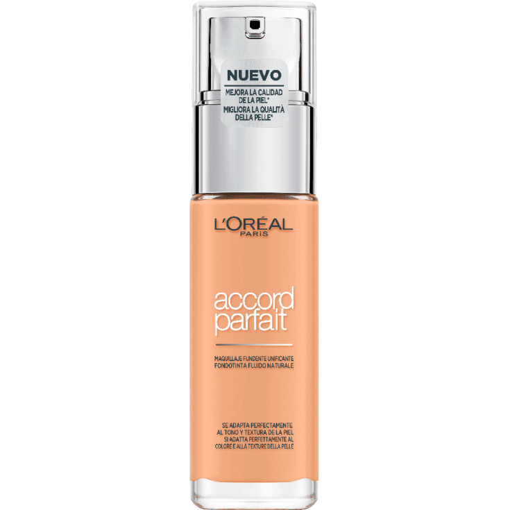 ACCORD PARFAIT Fluid Foundation 3.D / 3.W Beige Doré L'OREAL 30ml