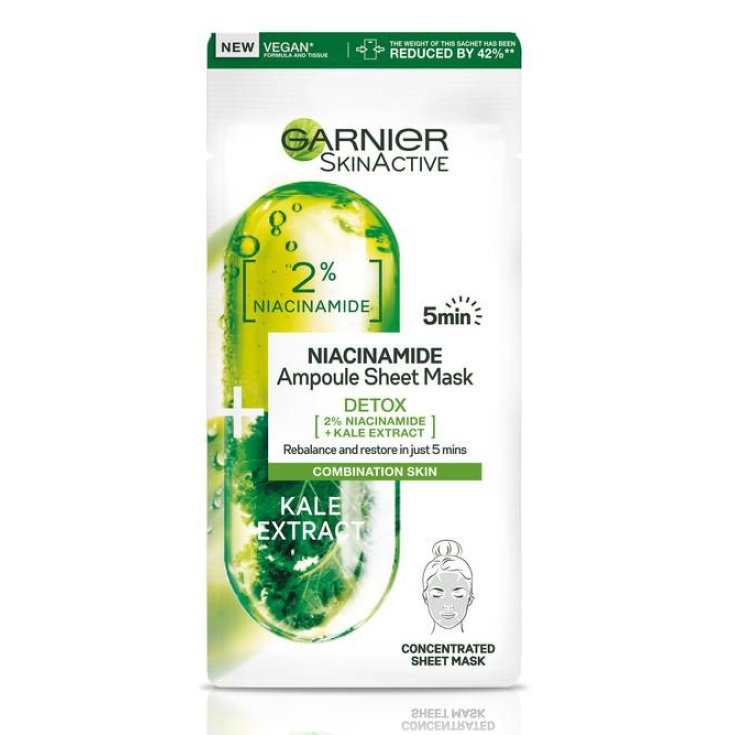 Garnier Purifying Detox Ampulle Stoffmaske 1 Stück