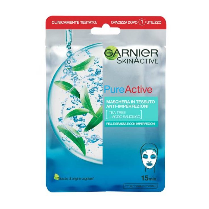 Pure Active Anti-Imperfection Fabric Mask Garnier 23g 1 Stück