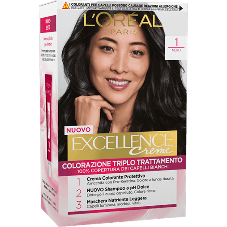 Excellence Crème Permanent Color 1 Schwarz L'OREAL 40ml