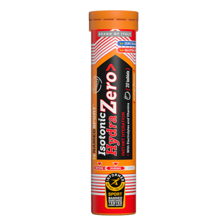 Hydra Zero Isotonic mit dem Namen Orange 20 Brausetabletten