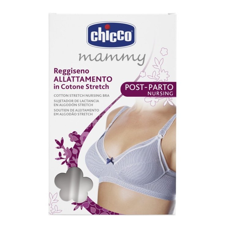 Mammy Chicco Weißer Still-BH aus Stretch-Baumwolle Größe 3C