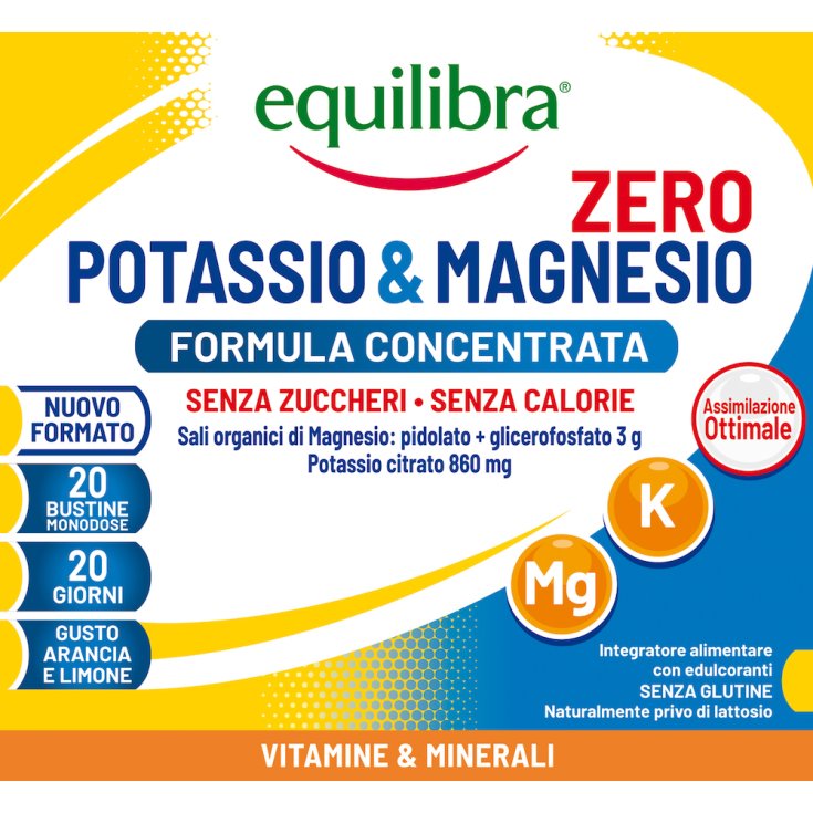 Zero Potassium & Magnesium Equilibra® 20 Beutel